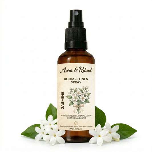 Jasmine Room & Linen Spray | Luxury Floral Home Fragrance | Aura & Ritual